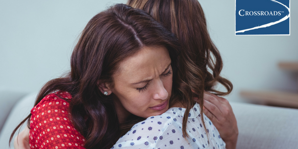 woman Overcoming a Slip and Getting Back on Track a supportive hug in Recovery