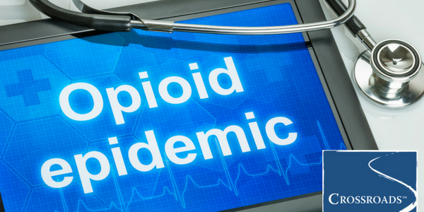Beyond Opioid Epidemic medical graphic for Crossroads