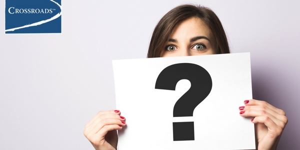 woman with question mark for choosing a new therapy group at Crossroads