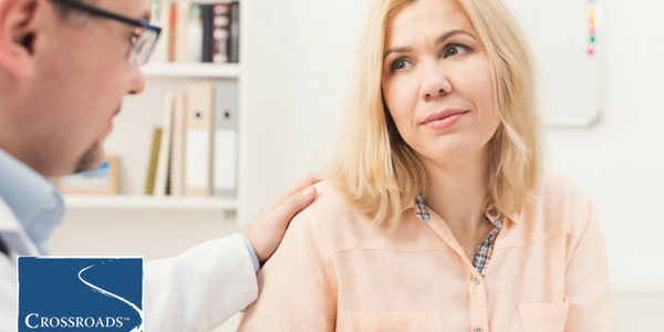 man supporting wife to manage addiction and anxiety together