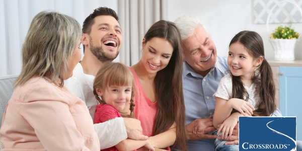 smiling generational family whole after combating problematic drinking