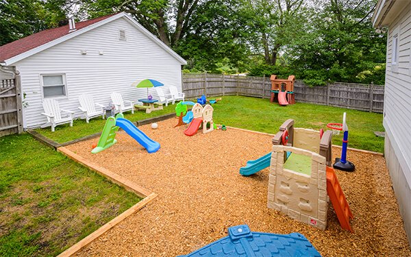 play area of the rehab for women with children house