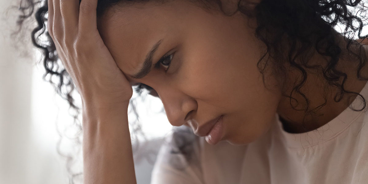 a woman wonders about depression vs. anxiety