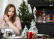woman struggling with her mental health because of the holidays
