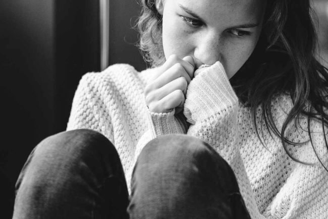 Young Woman Experiencing Depression