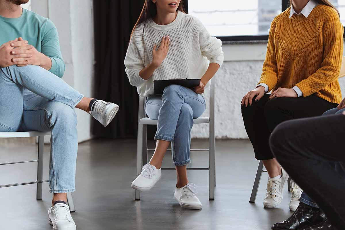 Women Attending Addiction Rehab Program