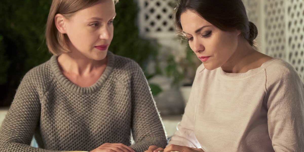 support Woman Offering Support to Loved One