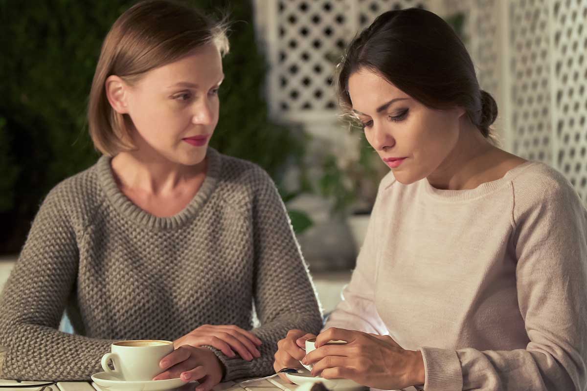 Woman Offering Support to Loved One
