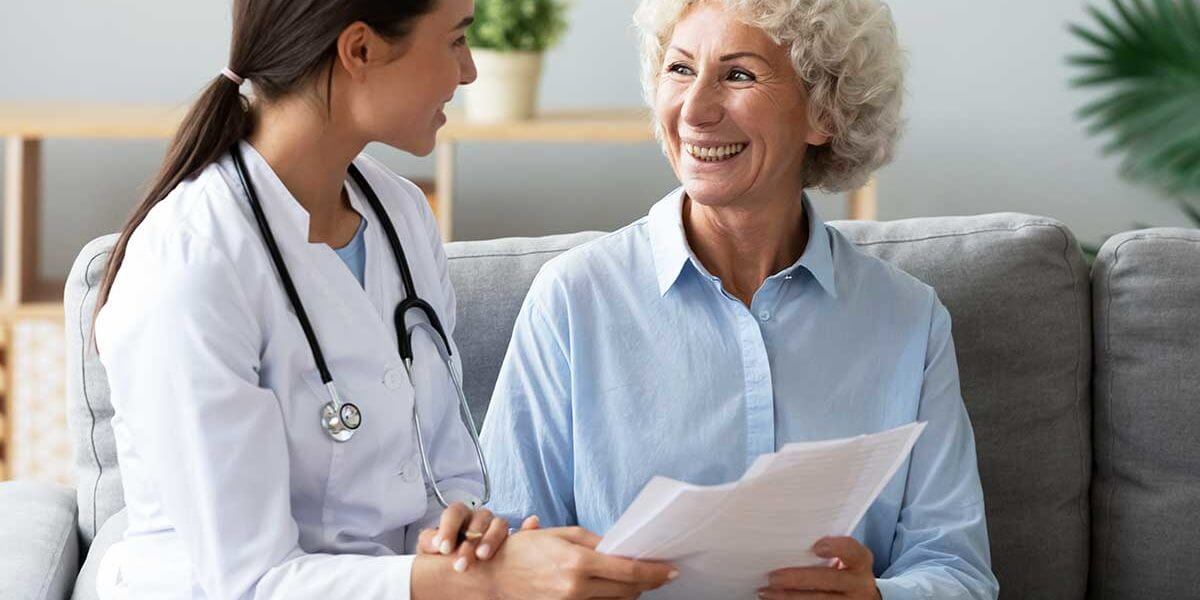 a doctor goes over the cost of addiction treatment