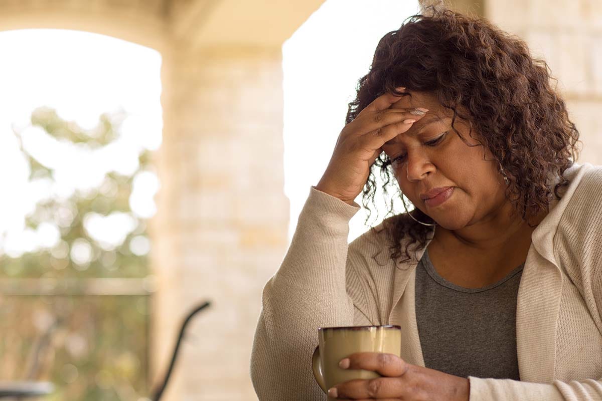 a woman deals with common bulimia triggers