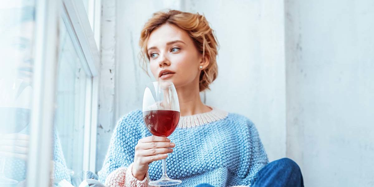 a woman wonders if she is an alcoholic