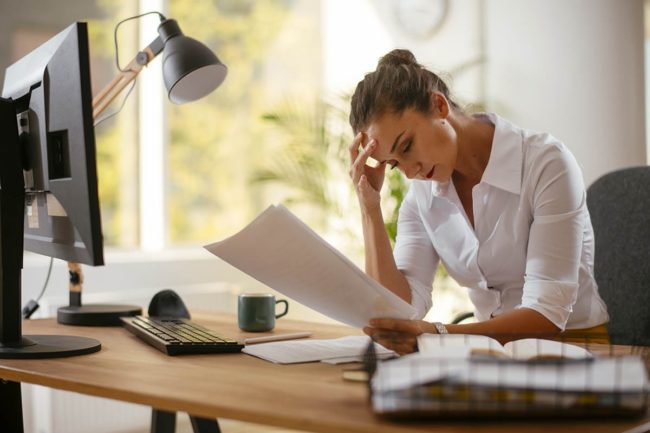 a woman researches IOP for eating disorders