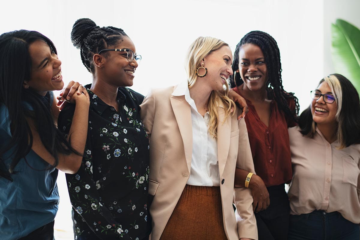 a group of women celebrate national women's health week